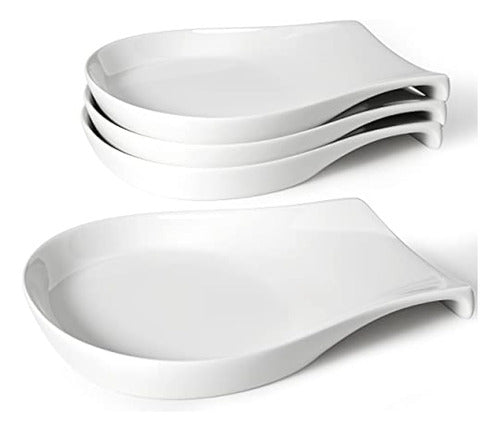 HOMBENE Reposacucharas De Porcelana Para Mostrador De Cocina 0