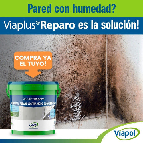 Viaplus Waterproofing Compound for Repairing Moisture in Walls 4kg 4