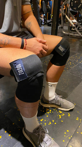 Powerlifting Gym Crossfit Knee Wraps 2