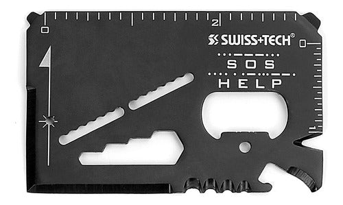 Swiss+Tech 17-in-1 Multifunction Survival Card 0