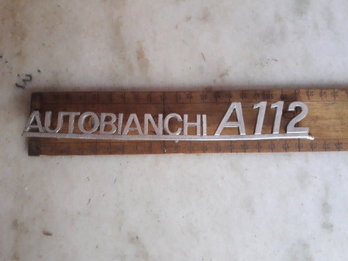 Autoblanchi A-112,anagrama,insignia By Abarth Metal,21cm 0