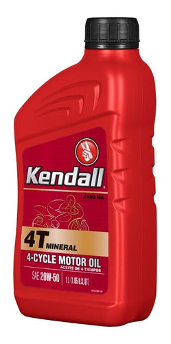 Aceite Moto Kendall 4t Ma 20w50 Caja 12x1 Litro 1