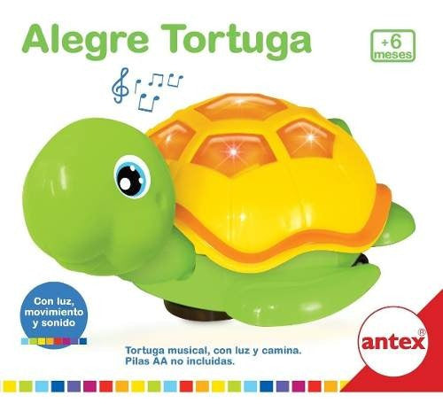 Original Antex Musical Turtle with Light and Movement 0