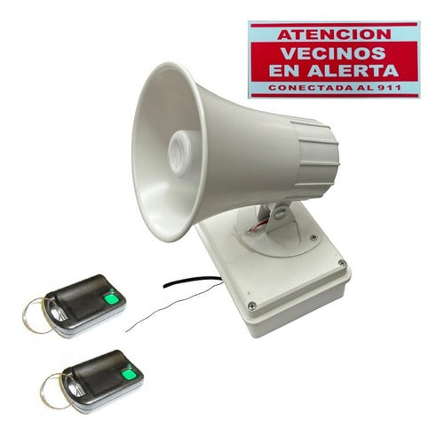 Infinity Wireless Community Alarm Siren Activation 0