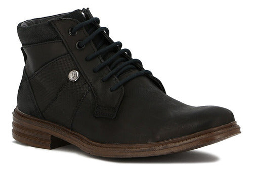 Starsax Leather Lace-Up Boots for Men 4