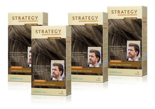 Strategy Set X2 Colorant Shampoo for Hair and Beard T/ The Shades 0