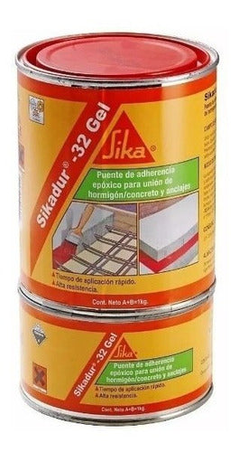 Adhesivo P/unir Hormigón Sikadur-32 Gel (a+b) 1kg Sika - Ynt 0