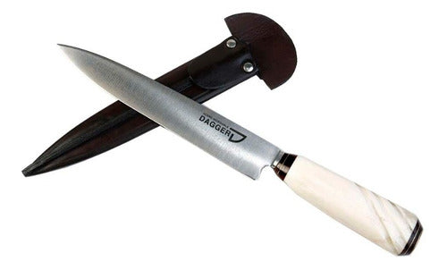 Handmade Bone Handle Dagger Knife Stainless Steel 0