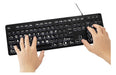 MCSaite USB Backlit Keyboard with Cable - 104 Keys Standard Size 1