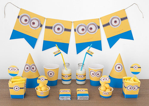 Kit Imprimible Cumpleaños Los Minions - Para Imprimir 0