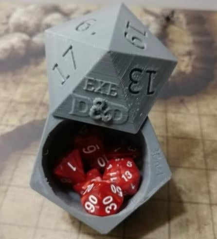 3Dnel D20 Dice Box for RPG, D&D, Magic 3