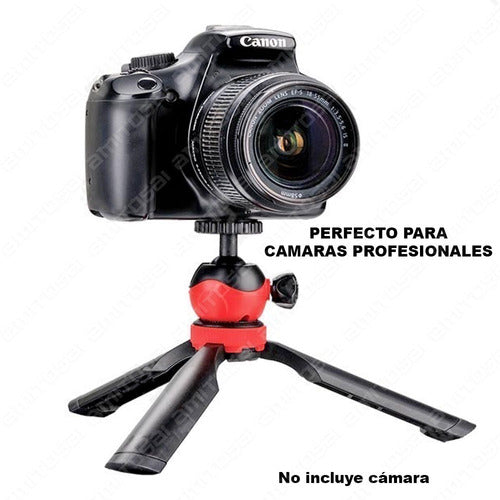 AMITOSAI Tabletop Tripod Kit for Product Photography 15.5 cm + Cell Phone Adapter + BT M1 1
