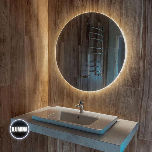 Ilumina Deco Modern Round LED Bathroom Mirror 50cm 1