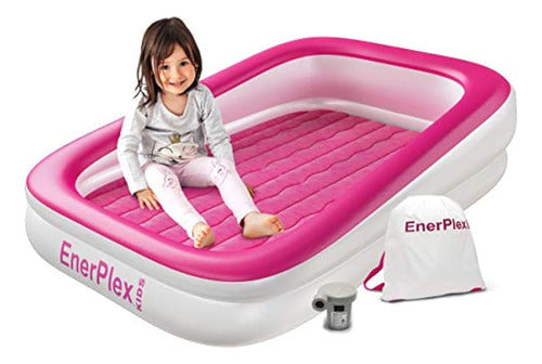 Cama De Viaje Inflable Para Niños Enerplex, Colchón De Aire 0