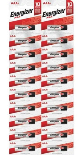 Energizer Max AAA Alkaline Batteries Pack of 20 0