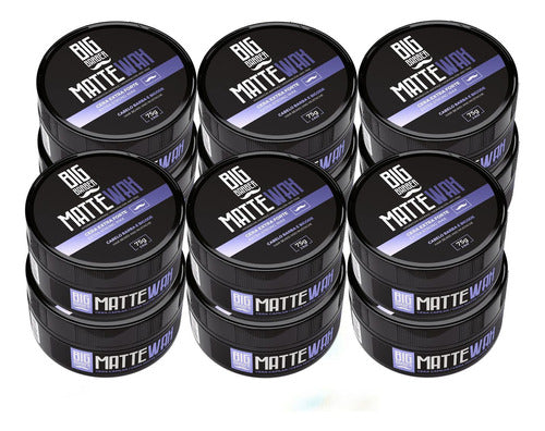 Cera Capilar Matte Wax Big Barber 75g Pomada Atacado 12 Und 0