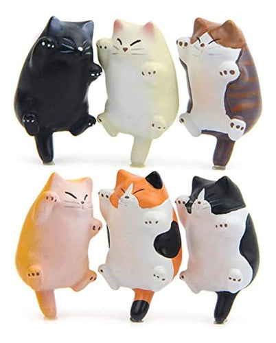 Chichic 6 Pack Fun Cat Imanes Para Nevera Imán De Oficina Co 0