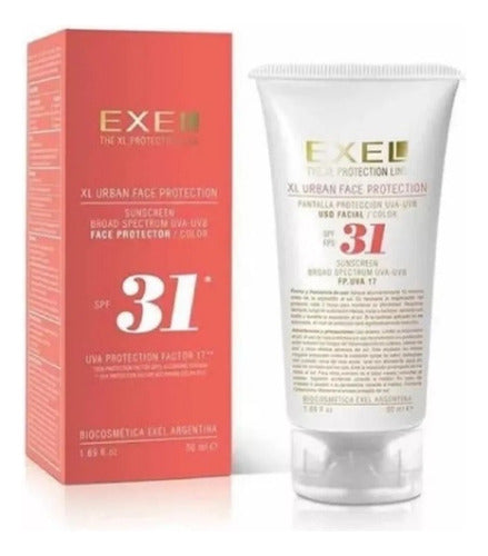 Exel Sunscreen With Color Facial Factor 31 Fps X 50ml 0