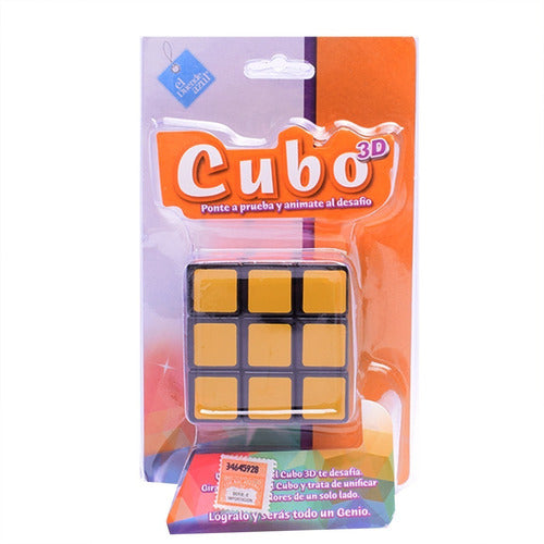 El Duende Azul Cubo Magico 3D 3x3 Caras Art 6014 Loonytoys 0