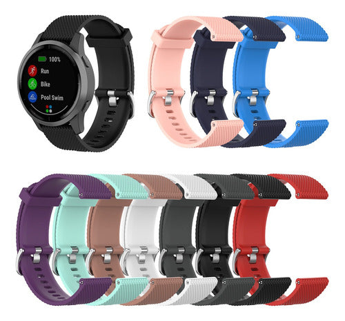 Samsung Galaxy Watch 4/4 Classic Silicone Strap in Various Colors 3