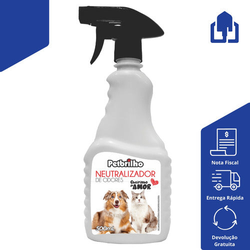 Neutralizador De Odor Cães E Gatos Elimina Ambientes 500ml 1