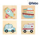 Febo Wooden Puzzle Set of 4 (18m+) 5