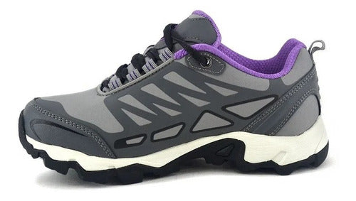 Nevados Zapatillas Trekking Kubok Dama Gris Con Violeta 1