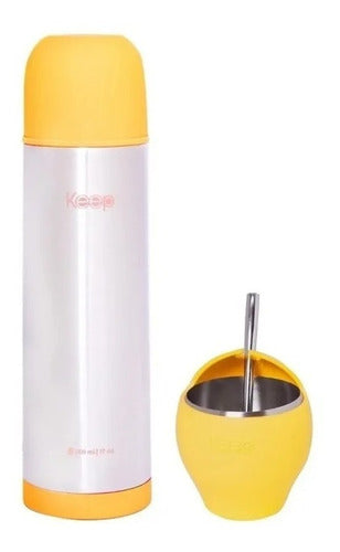 Set Mate Termo 500ml Stainless Steel Keep with Bombilla 0