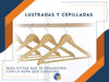 Pack De 50 Perchas De Madera Lustrada Y Barnizada Ropa 6