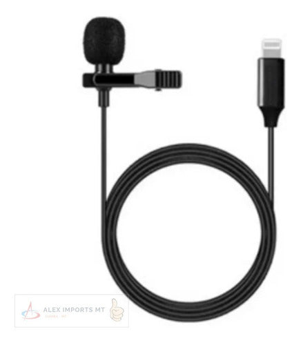 Microfone Para iPhone De Lapela Profissional Stereo Bom 1