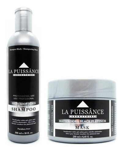 La Puissance Black Shampoo + Gray Blonde Hair Mask 0