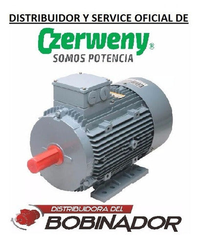 Czerweny Trifásico Motor 0,25 Hp 3000 Rpm - Eje 11 1