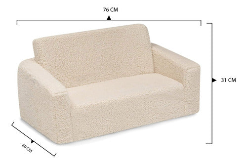 Convertible 2-in-1 Baby Sofa Bed 9