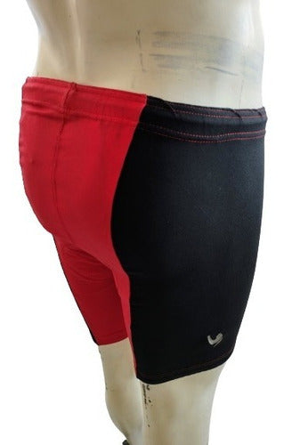 Red Cycling Shorts Lima Size L 3
