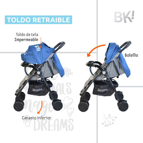 Lightweight Compact Baby Stroller Crib 22