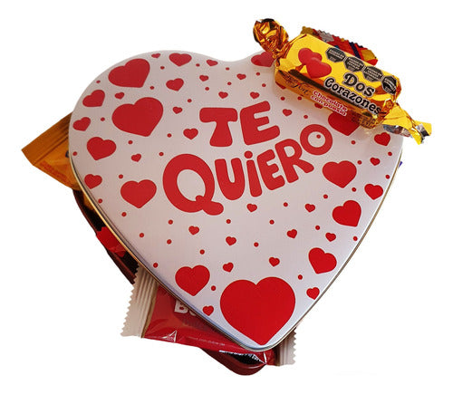 Milka Gift Box Heart Shaped Tin with Chocolates for Friendship Day 7