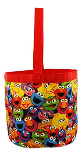 Sesame Street Elmo  Cesta Plegable De Nailon Para 3