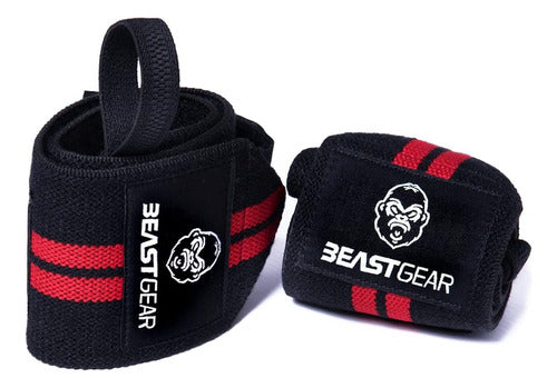 Beast Gear Wrist Wraps Para Levantamiento De Pesas - Correas 2