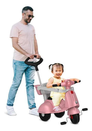 Triciclo De Passeio Banderetta Rosa Com Pedal Bandeirante 2