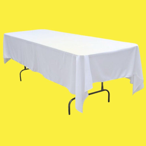 Manteleria Carim Rectangular Tablecloth 3.50 X 1.50 M Anti-Stain 2