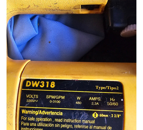 Sierra Caladora Dewalt Dw318 480w 3200rpm. 2