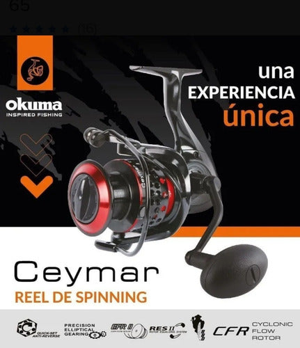 Okuma Ceymar CXT 65 Spinning Reel - Varied - 8 Bearings 2