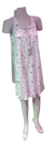 Summer Cotton Nightgown Sleeveless Marcela Ferz 827148 2