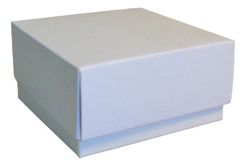 INDUBOX 100 White Boxes with Lid T108 (6x6 and 3cm High) 0