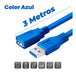 Cable Usb  Extensor Extencion Macho A Hembra 3 M Bye 1