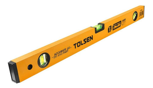 Aluminum Hand Level 100 cm 3 Bubble Tolsen 35068 0