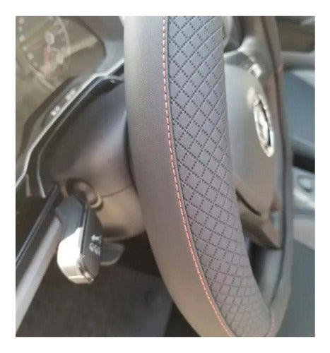 Steering Wheel Cover for Flat Base Steering Wheels PVC 38cm 3