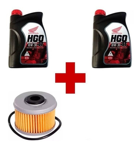 Kit Service Honda Twister 250 10W30 + Wega Oil Filter M Coyote 0