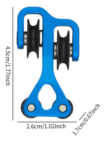 Corrediça De Cabo De Arco, Rolo Divisor, Equipamento, Azul 1