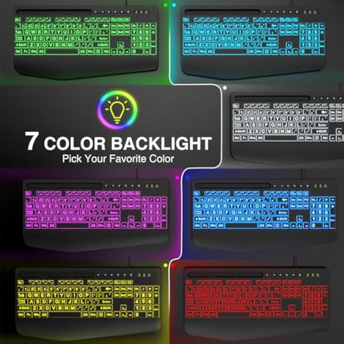 Sablute Computer Keyboards with Backlighting 1